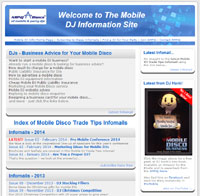 mobile DJ information site
